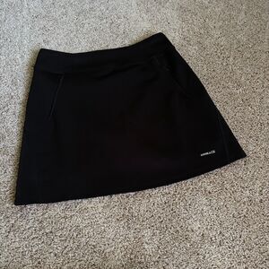 Annika Cutter & Buck Skort Womens S Black DryTec UPF 50+ Golf Tennis Pickleball